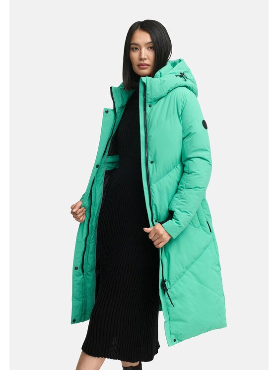 Marikoo Marikoo Kurtka zimowa Teonaa Zielony Regular Fit