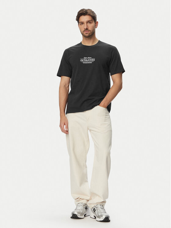Jack & Jones Jack & Jones T-shirt Cassis 12295049 Nero Regular Fit