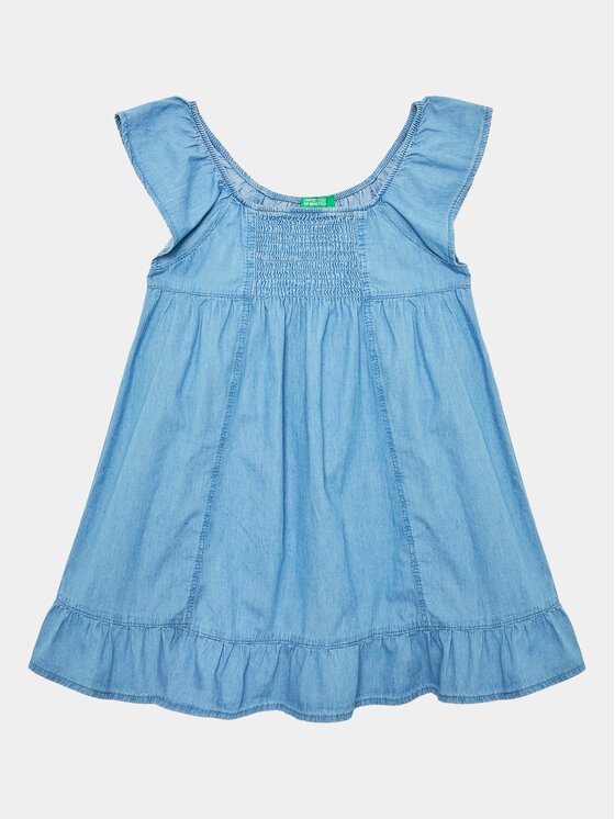 United Colors Of Benetton Rochie de zi 4DHJGV00S Albastru Regular Fit