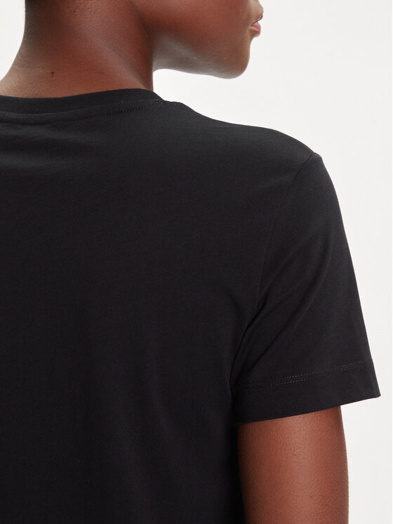 Gant Gant Tričko Shield 4200200 Čierna Regular Fit