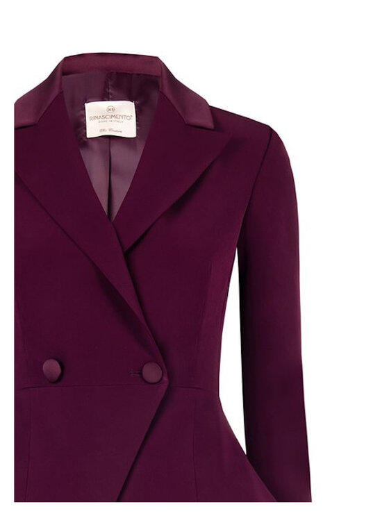 Rinascimento Rinascimento Σακάκι giacca corta donna Μπορντό Regular Fit