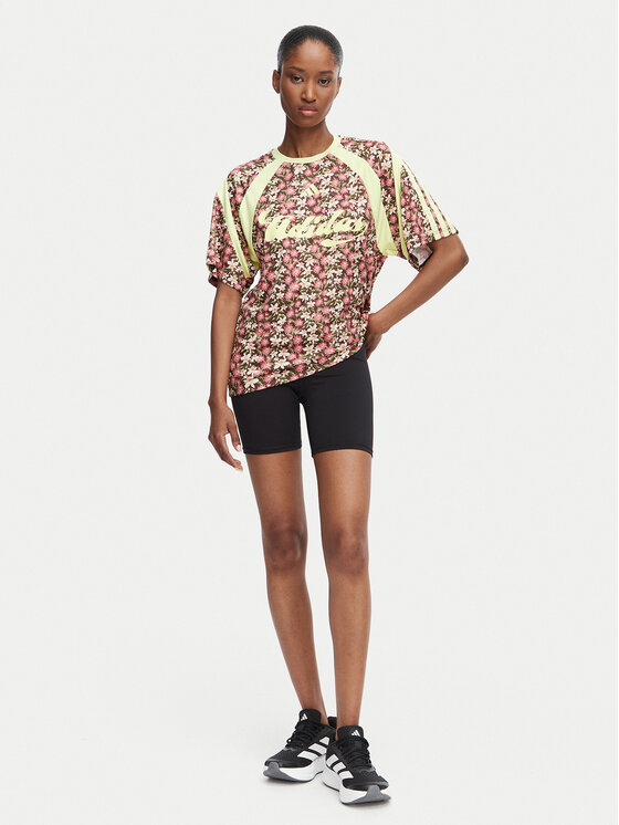 adidas adidas Tricou Adidas X Farm Rio House Of Tiro KR0240 Roz Regular Fit