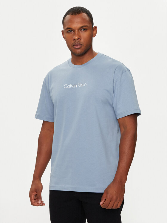 Calvin Klein T-shirt Hero K10K111346 Plava Regular Fit