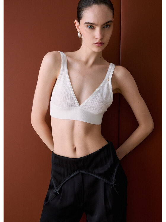 Liu Jo Liu Jo Top CF6260MA77Q10701 Biały Regular Fit