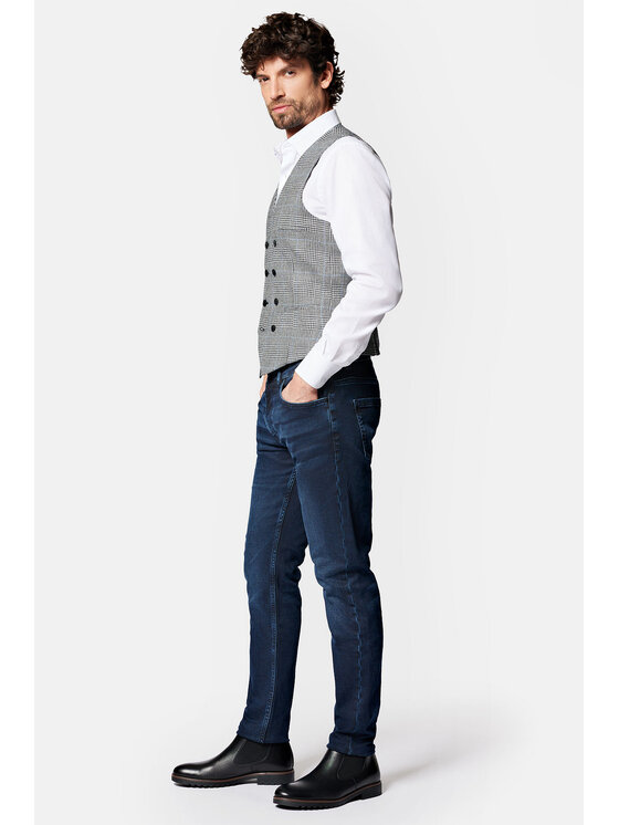 Lancerto Lancerto Kamizelka Duncan KA099222000003 Szary Slim Fit