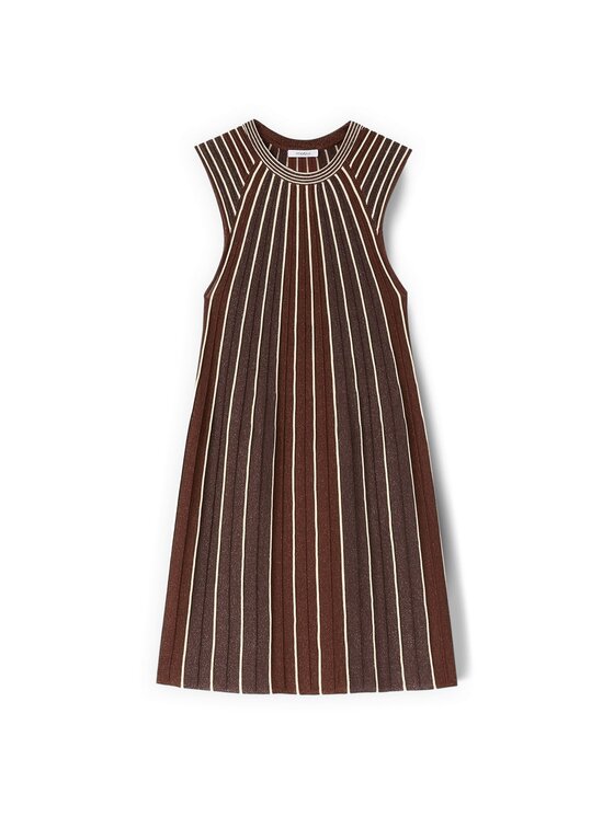 Motivi Motivi Abito da cocktail 7677W001572N0V2 Marrone A-Line Fit