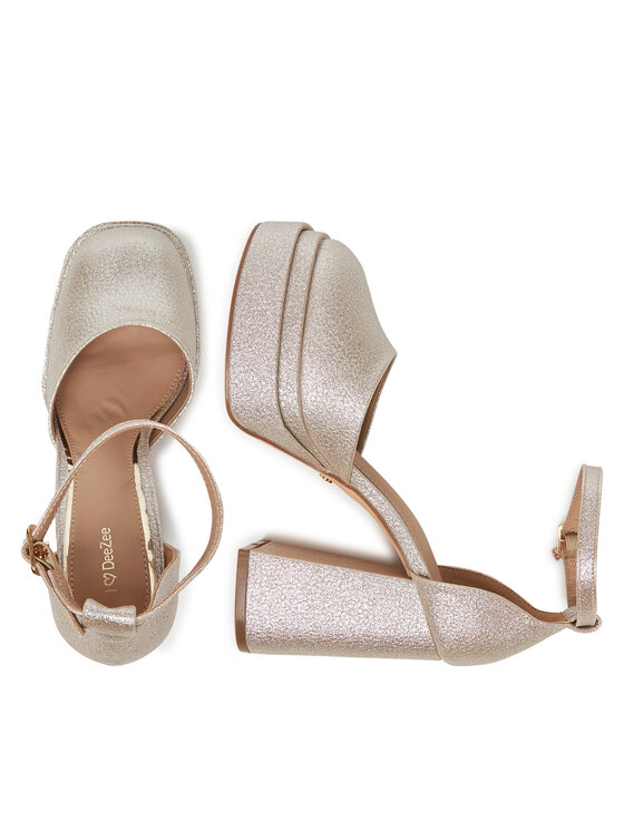 DeeZee DeeZee Pantofi pumps LW85478-6 Auriu