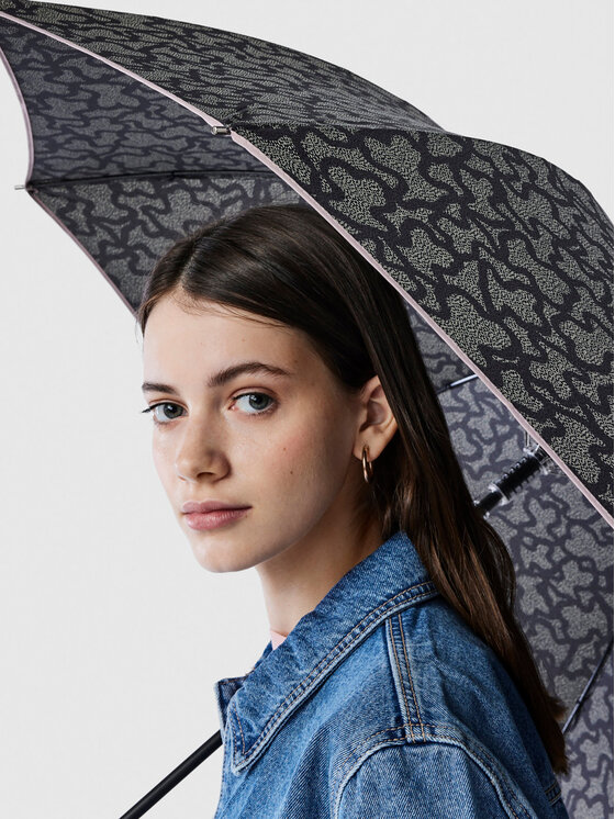 TOUS TOUS Regenschirm Paraguas Grande Kaos Icon 2001538213 Schwarz