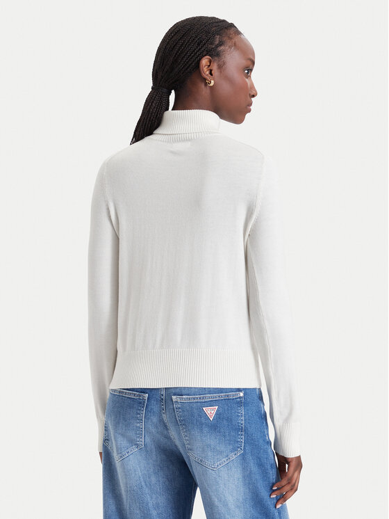Guess Jeans Guess Jeans Golf W6BR03 Z1246 Kremowy Regular Fit