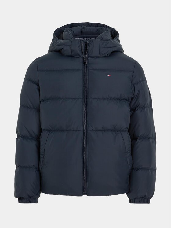 Tommy Hilfiger Tommy Hilfiger Zimska jakna Essential KB0KB08341 S Tamnoplava Regular Fit