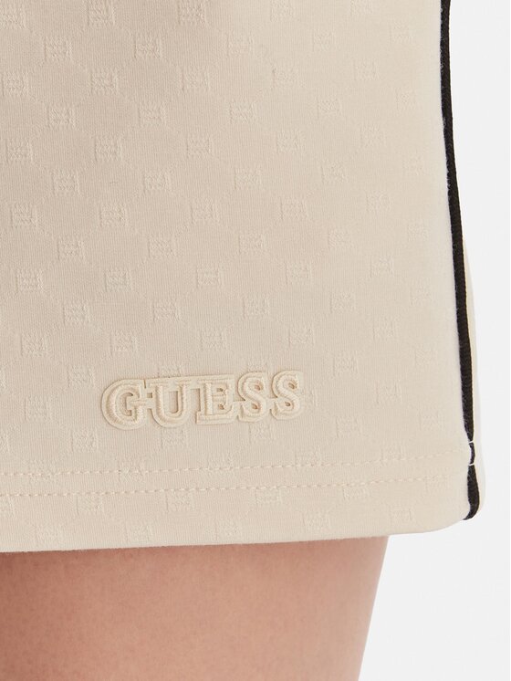 Guess Guess Sportshorts V6GD08 K3004 Écru Relaxed Fit