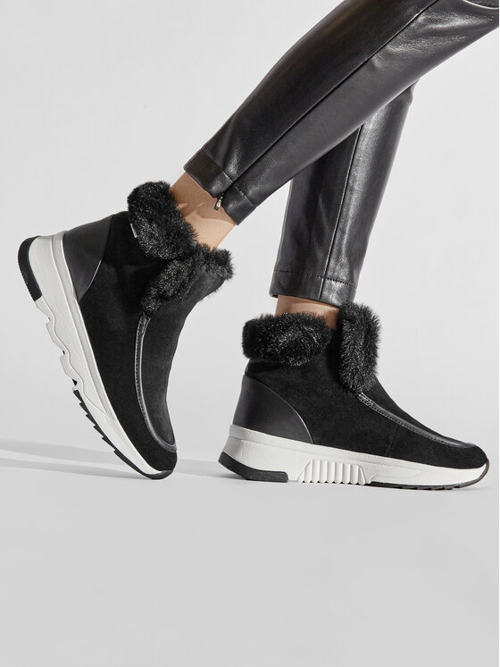 Geox Geox Μποτάκια D Falena B Abx B D04HXB 02285 C9999 Μαύρο