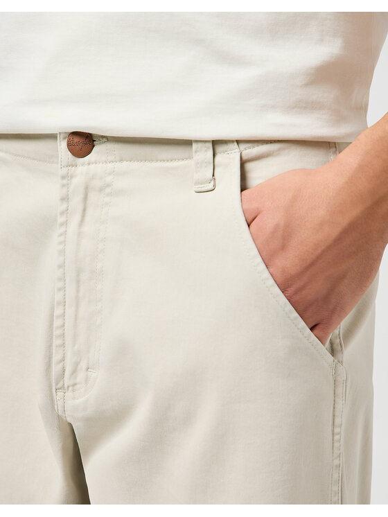 Wrangler Wrangler Chinosy RELAXED CHINO Beżowy Loose Fit