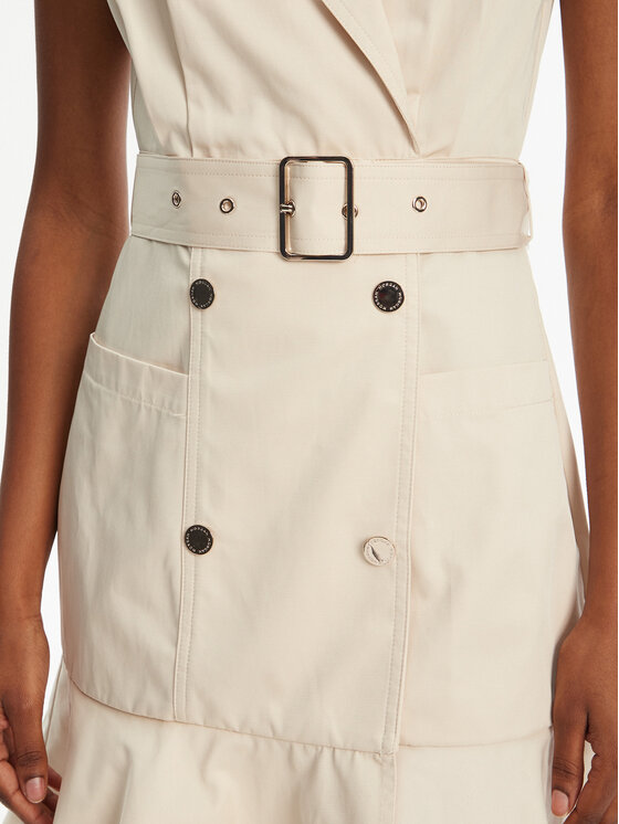Morgan Morgan Rochie de zi 251-ROAD Bej Regular Fit