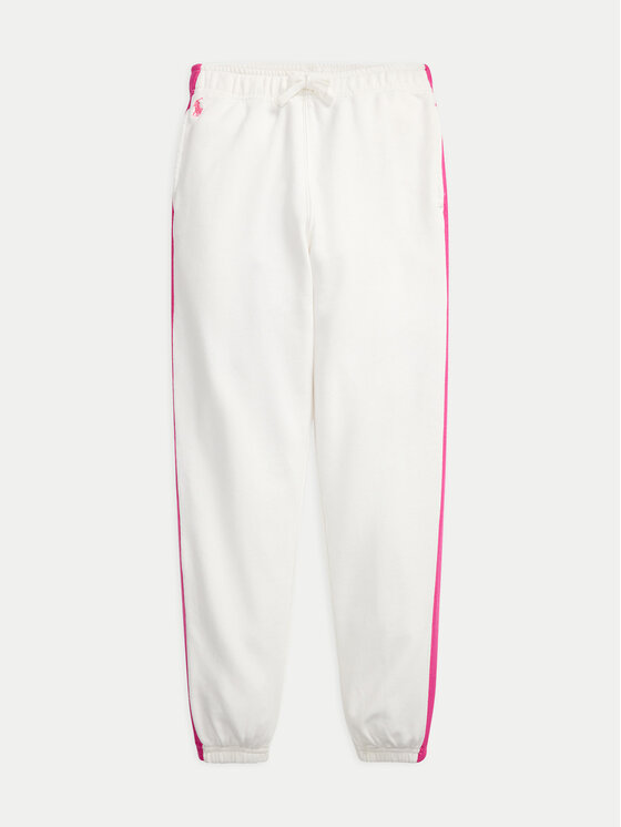 Polo Ralph Lauren Polo Ralph Lauren Spodnji del trenirke 313957361001 Bela Regular Fit