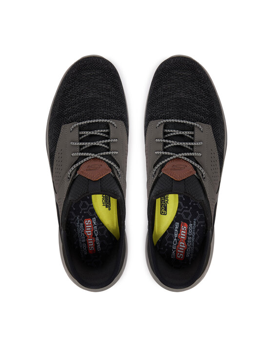 Skechers Skechers Sportcipők Slip-Ins Rf: Slade - Caster 210889/BKGY Fekete