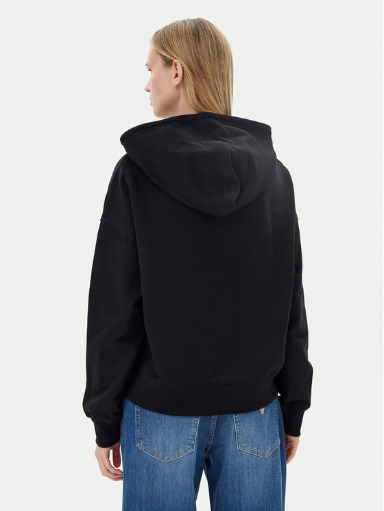 Guess Jeans Guess Jeans Суитшърт W5RQ27 K68I4 Черен Oversize
