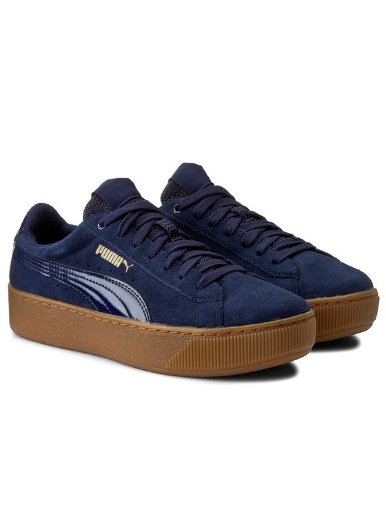 Puma platform dunkelblau clearance