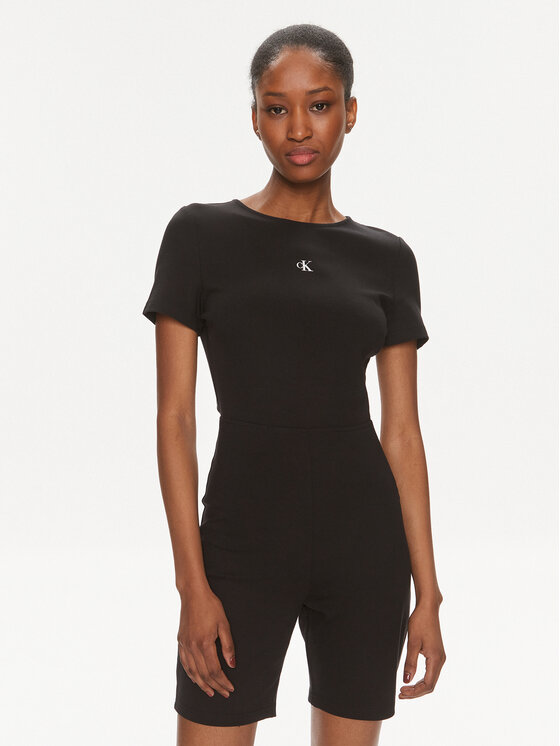 Calvin Klein Jeans Calvin Klein Jeans Kezeslábas Archival J20J223172 Fekete Slim Fit