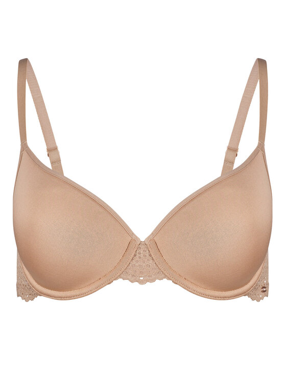Skiny Skiny Biustonosz z fiszbiną 080584 Brązowy