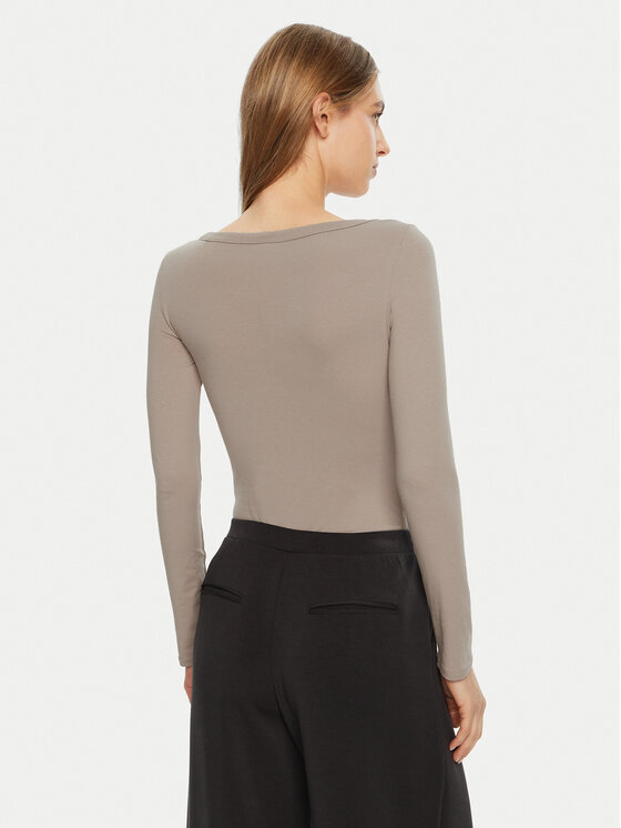 Guess Guess Боді V4YP07 J1314 Сірий Slim Fit