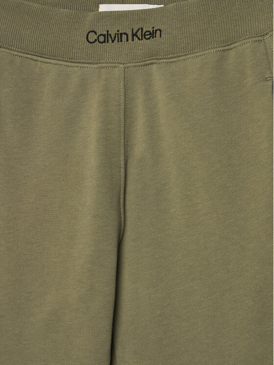 Calvin Klein Jeans Calvin Klein Jeans Pantaloni trening IB0IB02538 D Verde Regular Fit