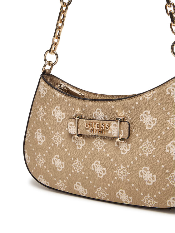 Guess Guess Geantă Carrie Logo HWGP98 98180 Bej