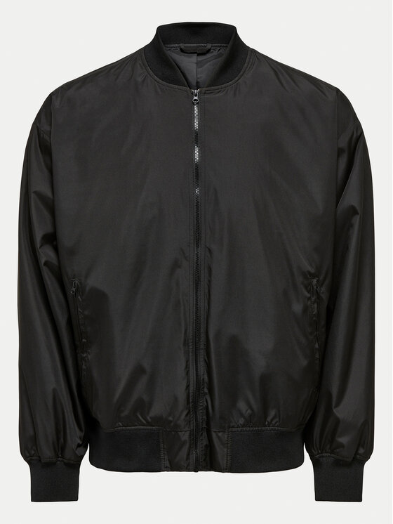 Only & Sons Only & Sons Bomber striukė Gavin 22030757 Juoda Regular Fit