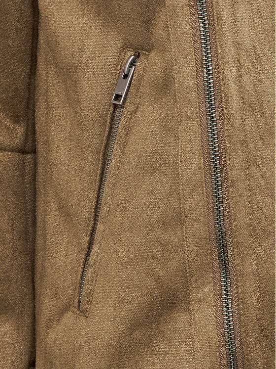 Lindbergh Lindbergh Tehisnahast jope 30-30053A Pruun Slim Fit