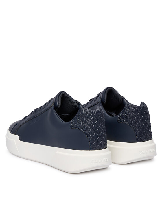 Calvin Klein Calvin Klein Sneakers Chunky Cupsole Laceup Lth Bt Aop HM0HM02070 Bleumarin