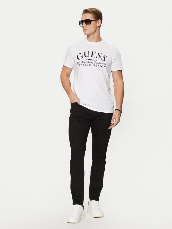 Guess Guess T-shirt M5RI43 K9RM1 Bianco Regular Fit
