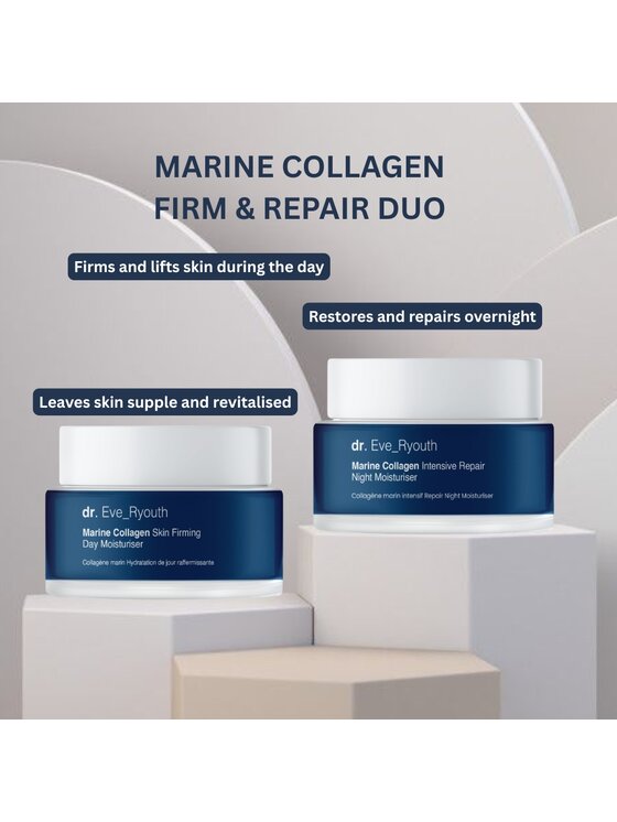 dr. Eve Ryouth dr. Eve Ryouth Marine Collagen Day + Night Cream Duo Krem na noc