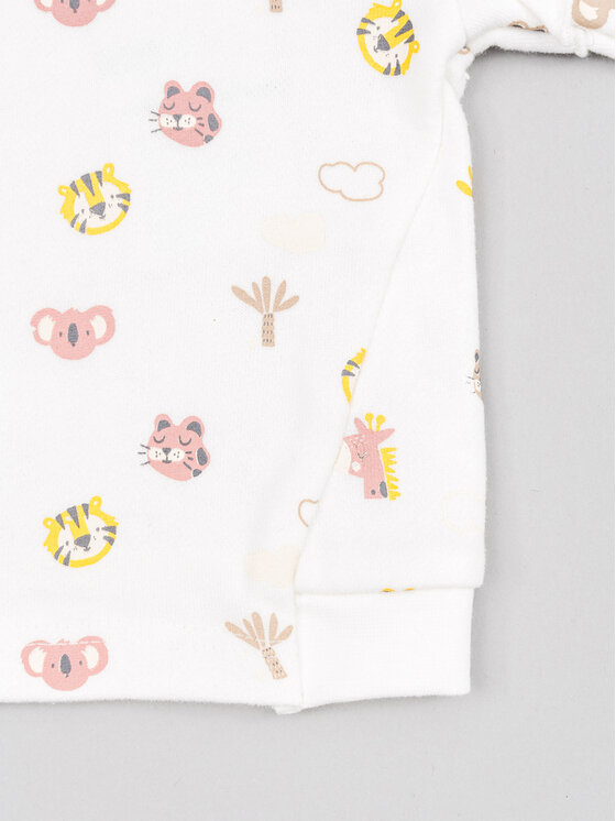 Zippy Zippy Суитшърт ZNGAP0202 23001 Бял Regular Fit