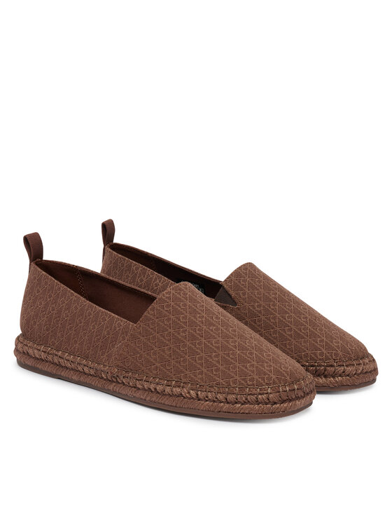 Calvin Klein Calvin Klein Espadrillid Espadrille Aop Cv HM0HM02231 Pruun