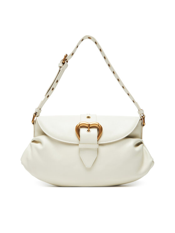 Geantă PINKO Jolene Shoulder Classic PE 25 PLTT 102801 A270 Alb
