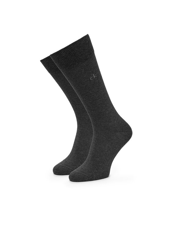 Calvin Klein Calvin Klein Dlouhé ponožky 701234208 Šedá