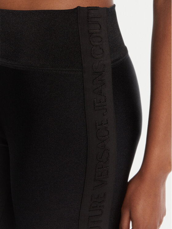 Versace Jeans Couture Versace Jeans Couture Leggings 79HAC114 N0008 Fekete Slim Fit
