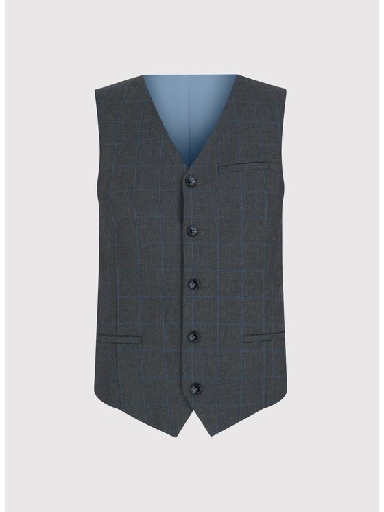 Pako Lorente Pako Lorente Kamizelka P24WF-8X-013-S-S Szary Slim Fit