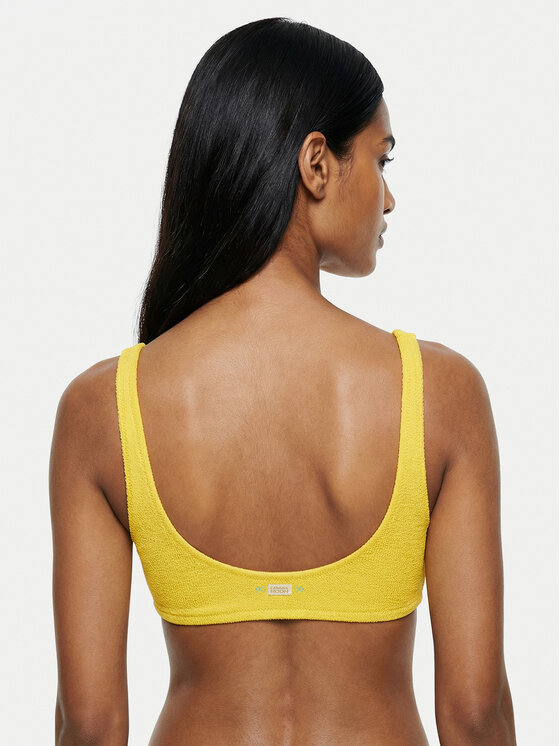 Banana Moon Banana Moon Bikini-Oberteil Justin Scrunchy JAA22 Gelb