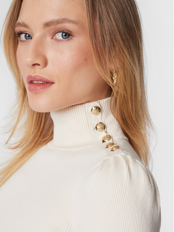 LAUREN RALPH LAUREN Lauren Ralph Lauren Rollkragenpullover 200882214002 Écru Slim Fit