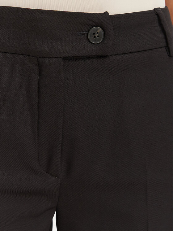 Marella Marella Riidest püksid Emme by Marella Ghinea 2625136081 Must Straight Fit