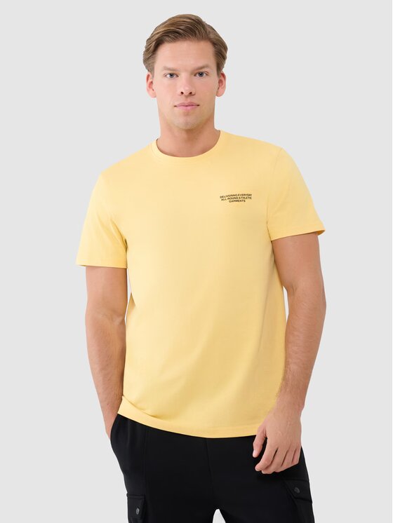 4F 4F T-shirt 4FWSS25TTSHM1974-71S Giallo Regular Fit