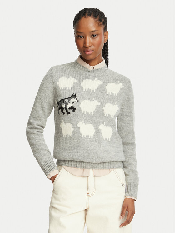 Weekend Max Mara Weekend Max Mara Πουλόβερ Nitra 2625366272 Γκρι Regular Fit