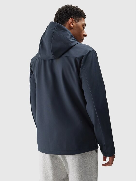 4F 4F Kurtka softshell 4FWSS24 TSOFM224 23S CIEMNY SZARY XL Szary Regular Fit