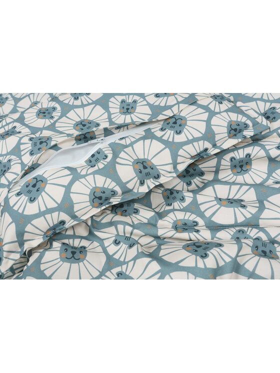 Malomi Malomi Komplet pościeli bedding_set_denim_lions Niebieski