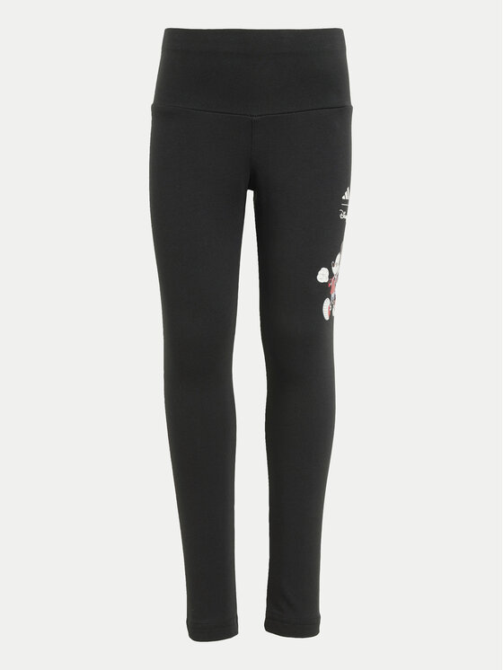 adidas adidas Легінси Disney Mickey Mouse JF3647 Чорний Slim Fit