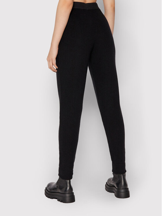 PINKO Pinko Teplákové kalhoty Teroldego 1G16B5 Y79Q Černá Regular Fit