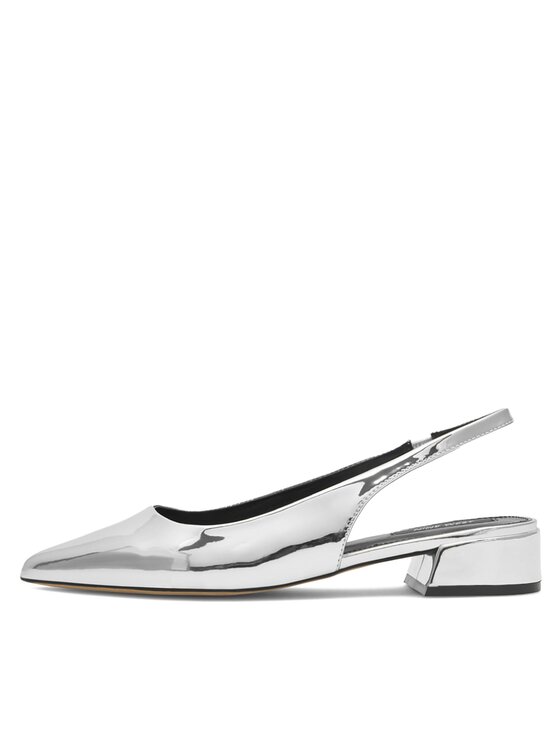 Nine West Nine West Baleriny WFA2609-1 Srebrny