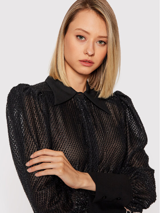 Silvian Heach Silvian Heach Kokteiļkleita Ottora PGA21529VE Melns Slim Fit