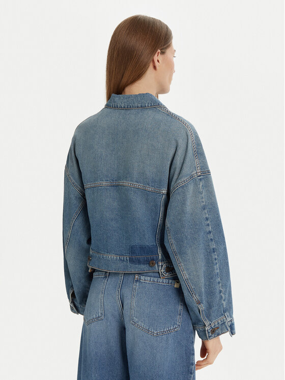 Weekend Max Mara Weekend Max Mara Džínsová bunda Fiumana 2515041111 Modrá Regular Fit